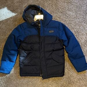 The North Face Kids Navy and Black Puffer Jacket